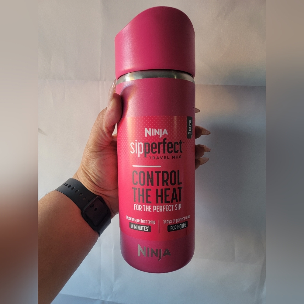 Ninja Sip Perfect Travel Mug - Bold Pink
